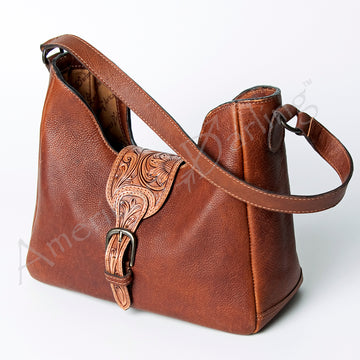American Darling Tote Hand Tooled Genuine Leather women bag western handbag purse